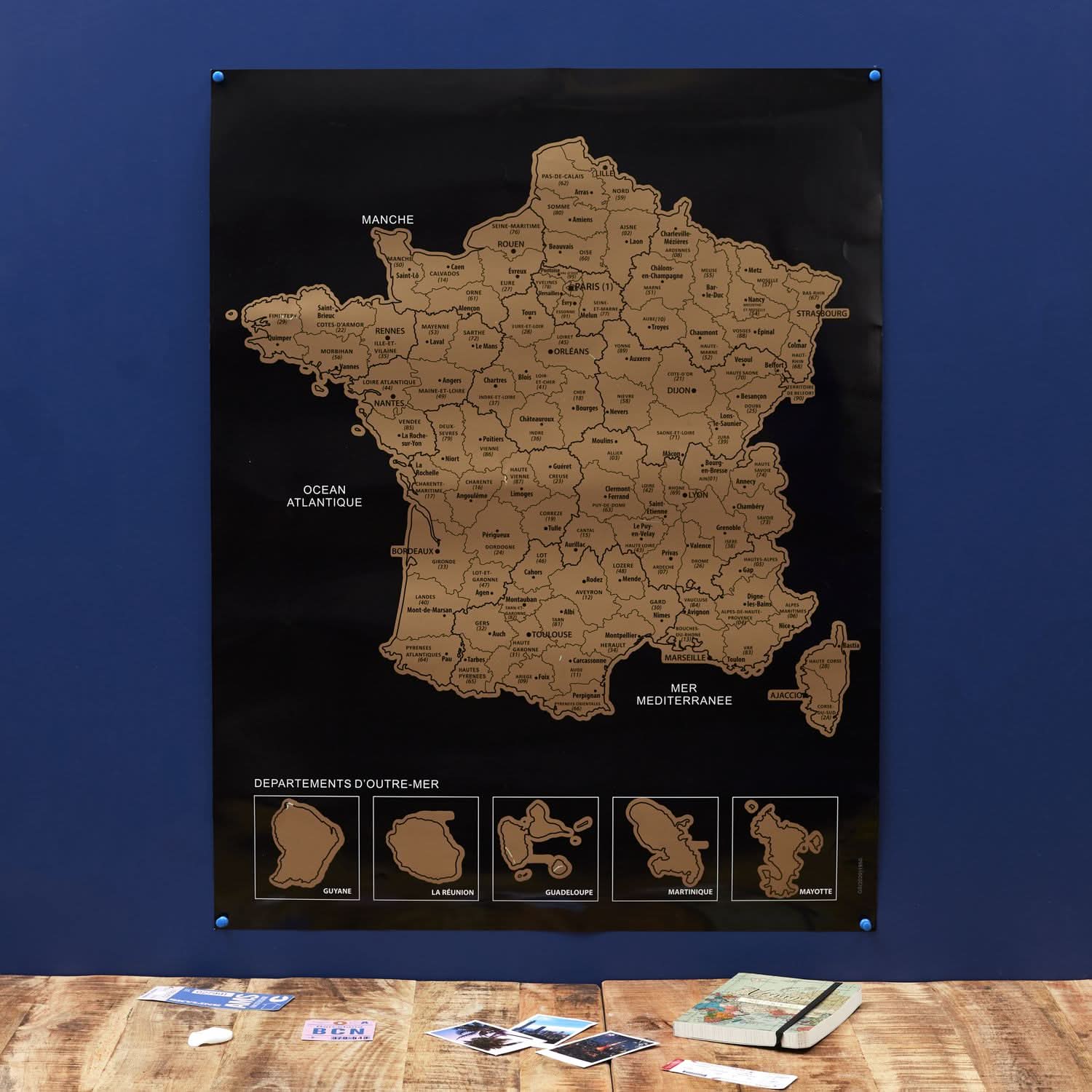 CARTE DE FRANCE À GRATTER - Image 5