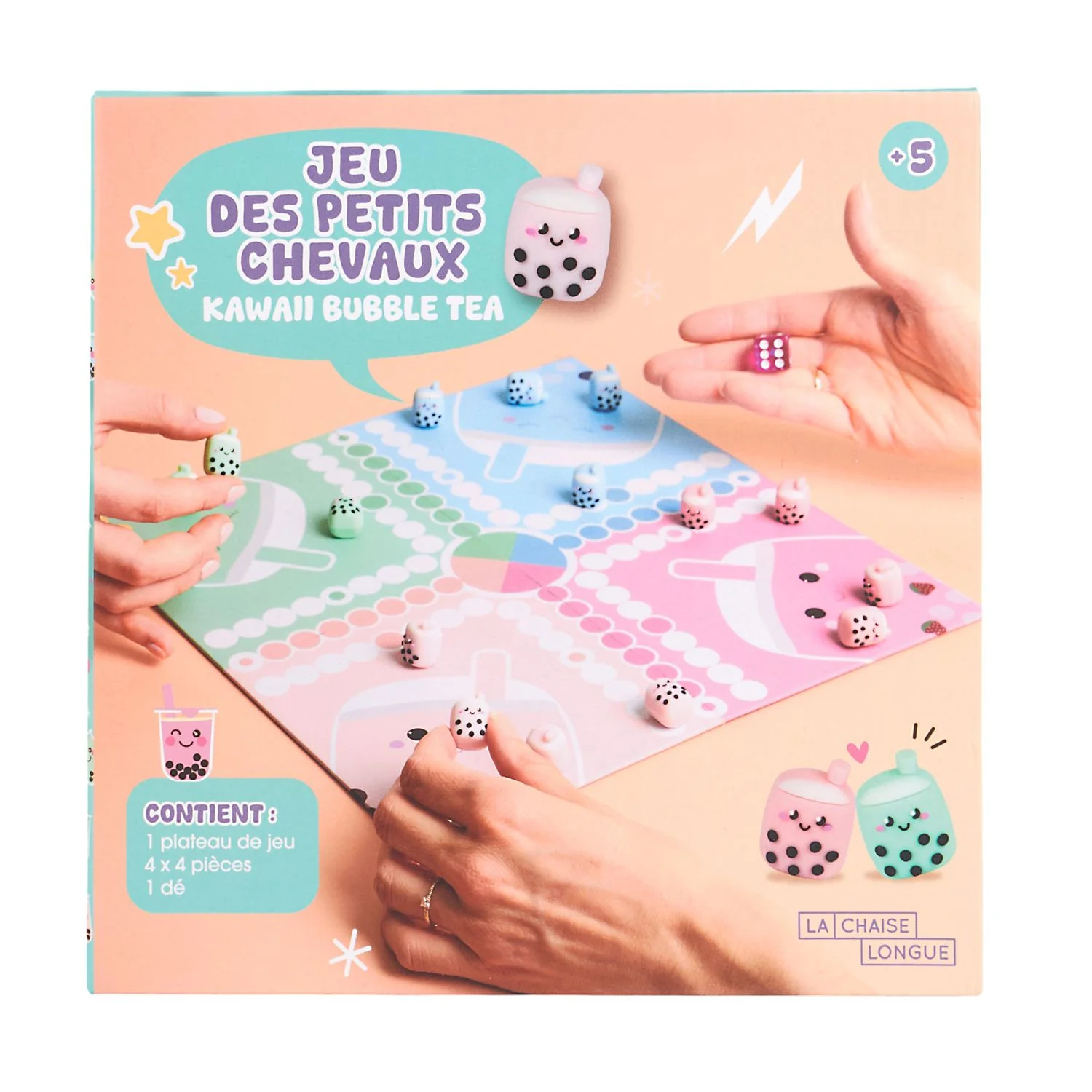 JEU DES PETITS CHEVAUX KAWAII BUBBLE TEA - Image 9