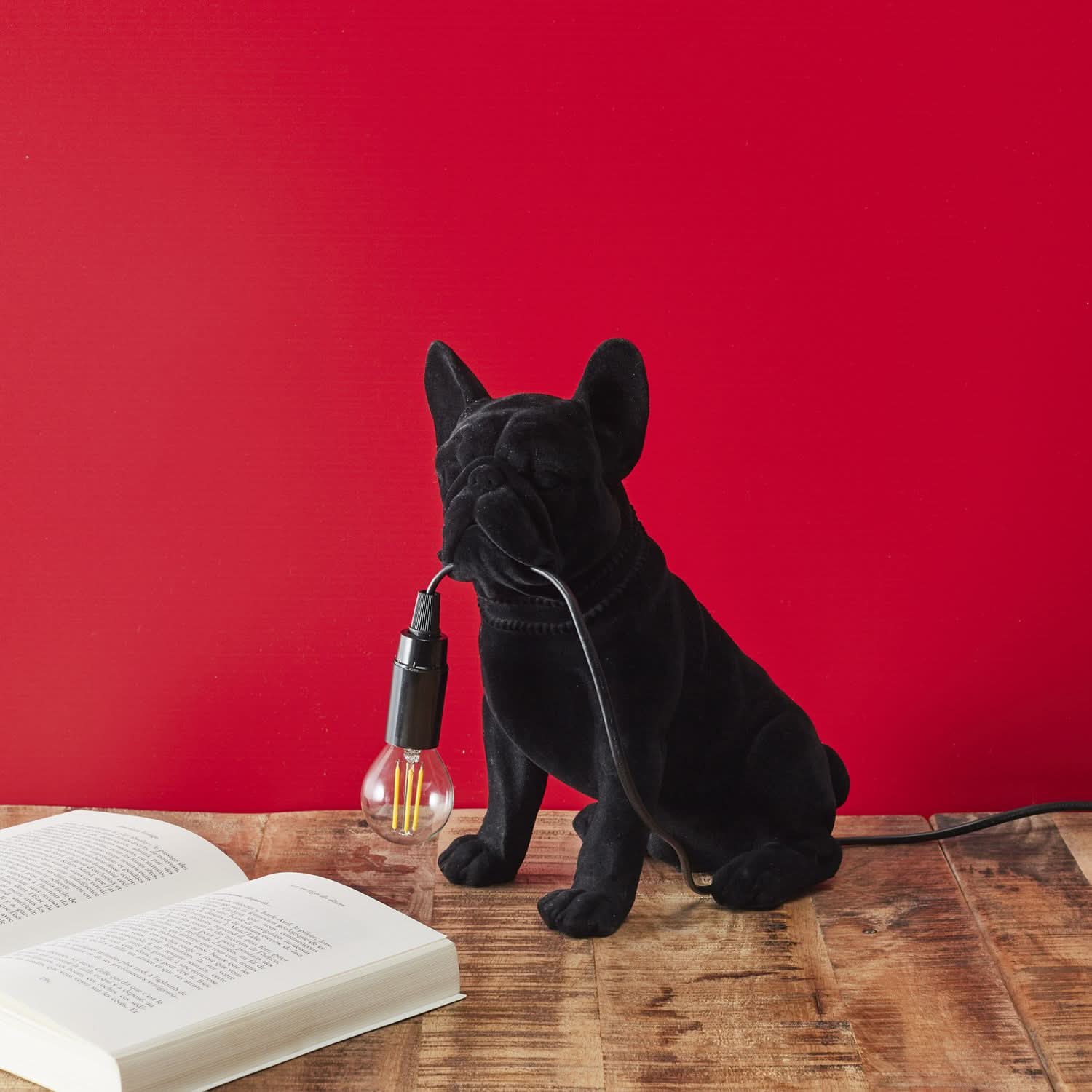 LAMPE BOULEDOGUE BLACK VELVET - Image 3