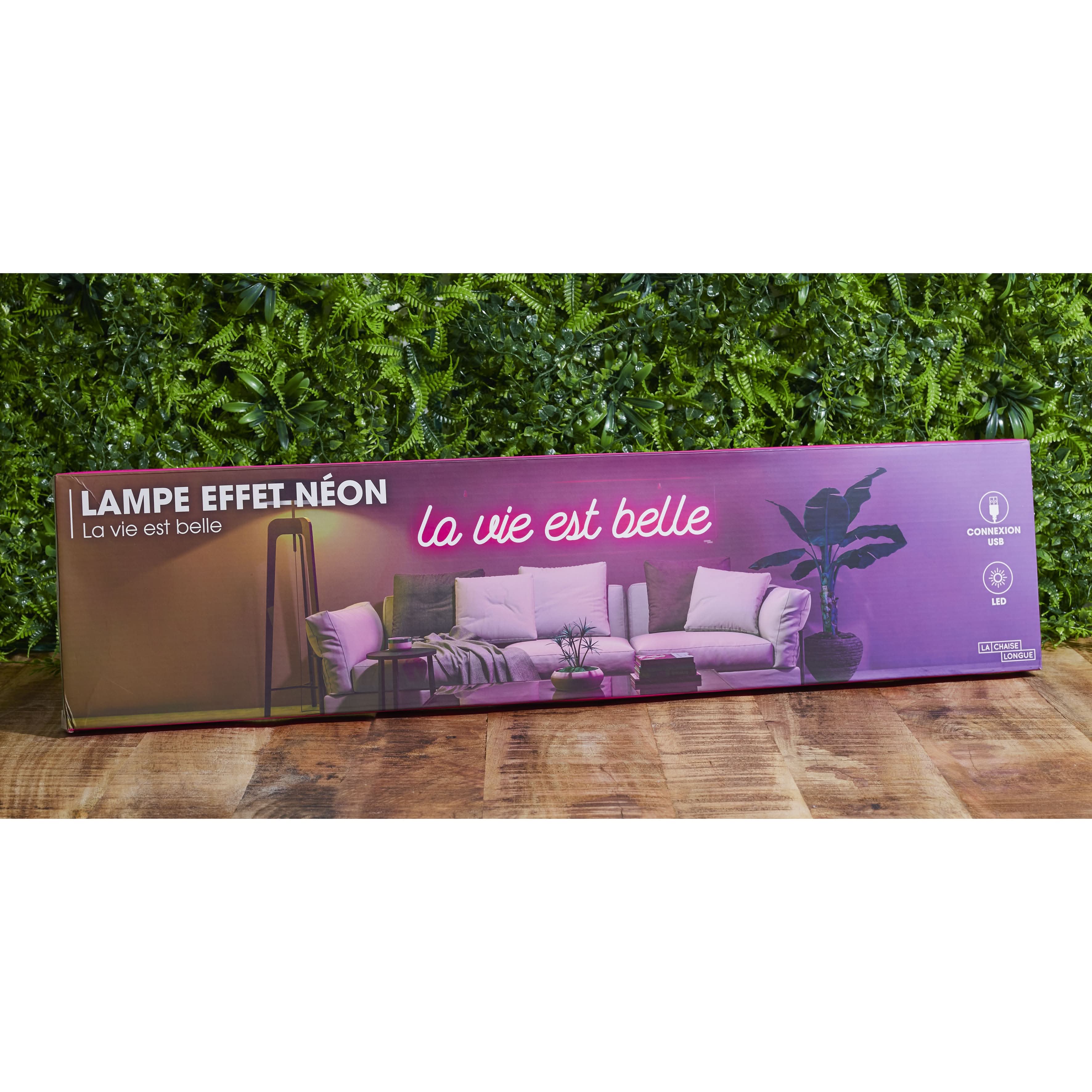 LAMPE EFFET NÉON LA VIE EST BELLE - Image 5